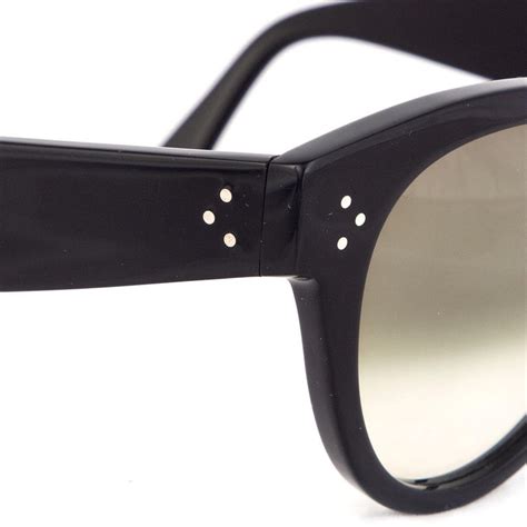 celine thin preppy black|CELINE Thin Preppy Sunglasses CL 41049/S Black.